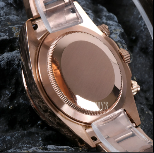 Seiko Daytona Rose Gold Black
