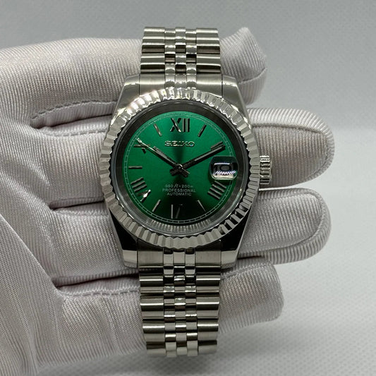 Seiko Datejust Roman Green