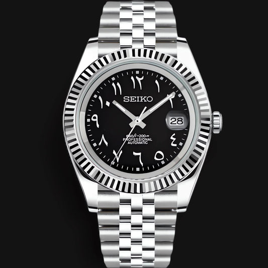 Seiko Datejust Arabic Black