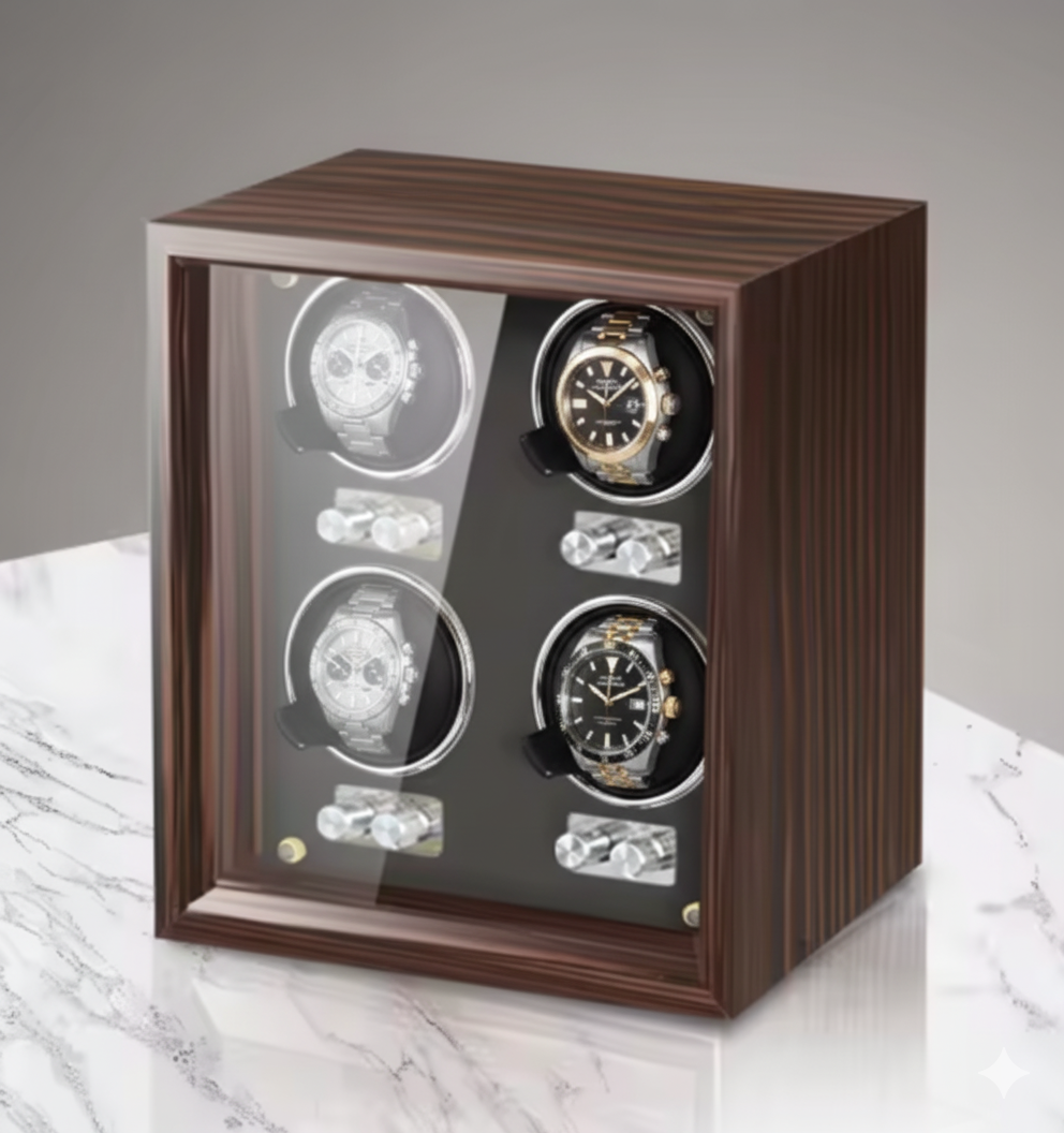 Caja de relojes giratoria