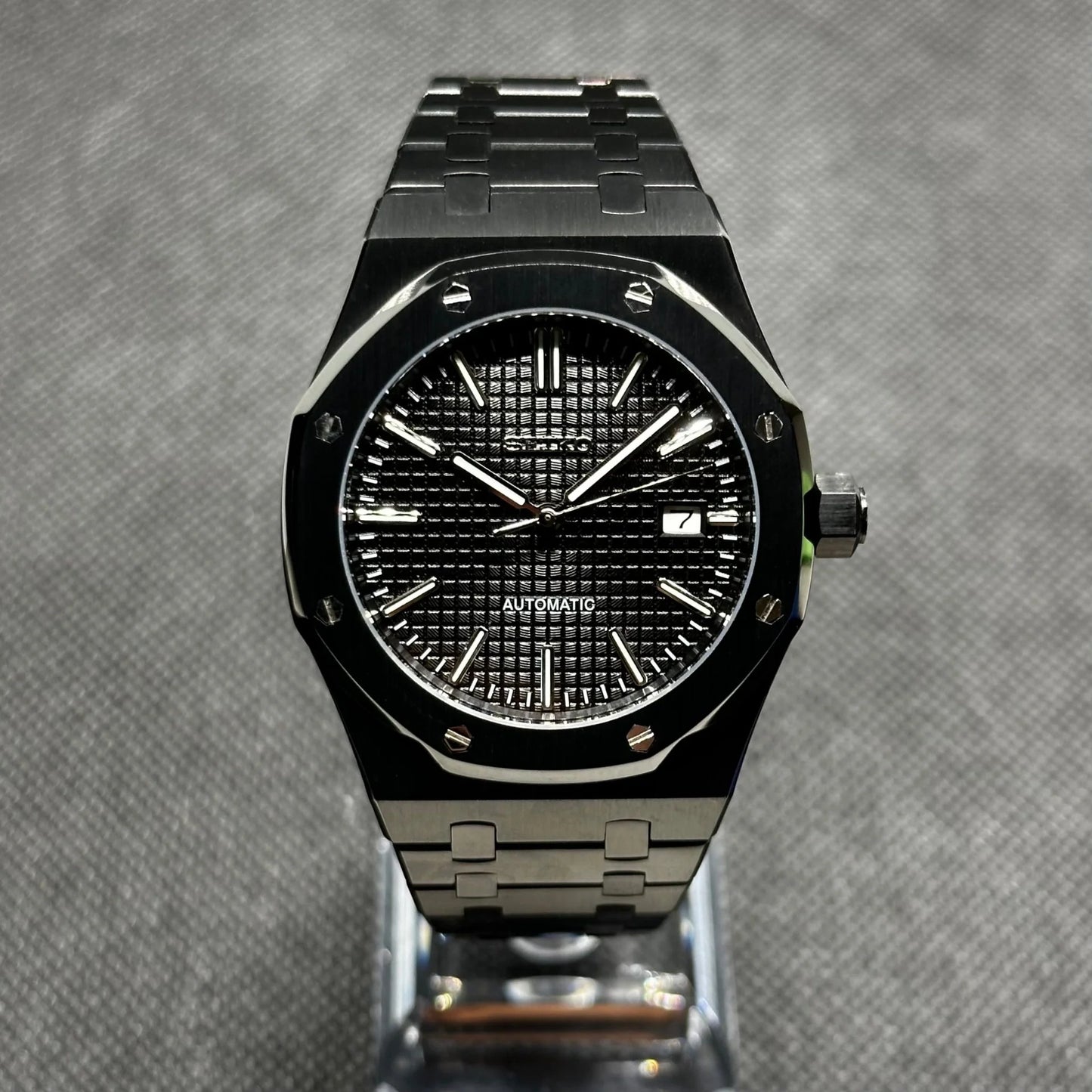 Seiko Royal Oak Black on Black