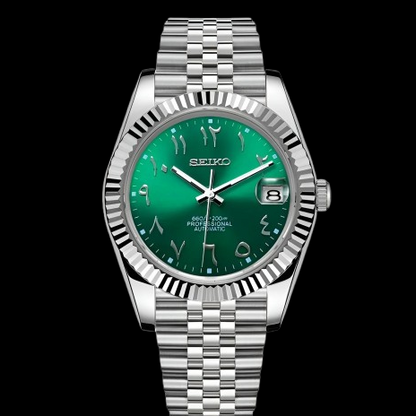 Seiko Datejust Arabic Green