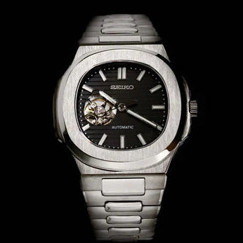 Seiko Nautilus Openheart Black