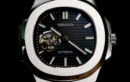 Seiko Nautilus Openheart Black