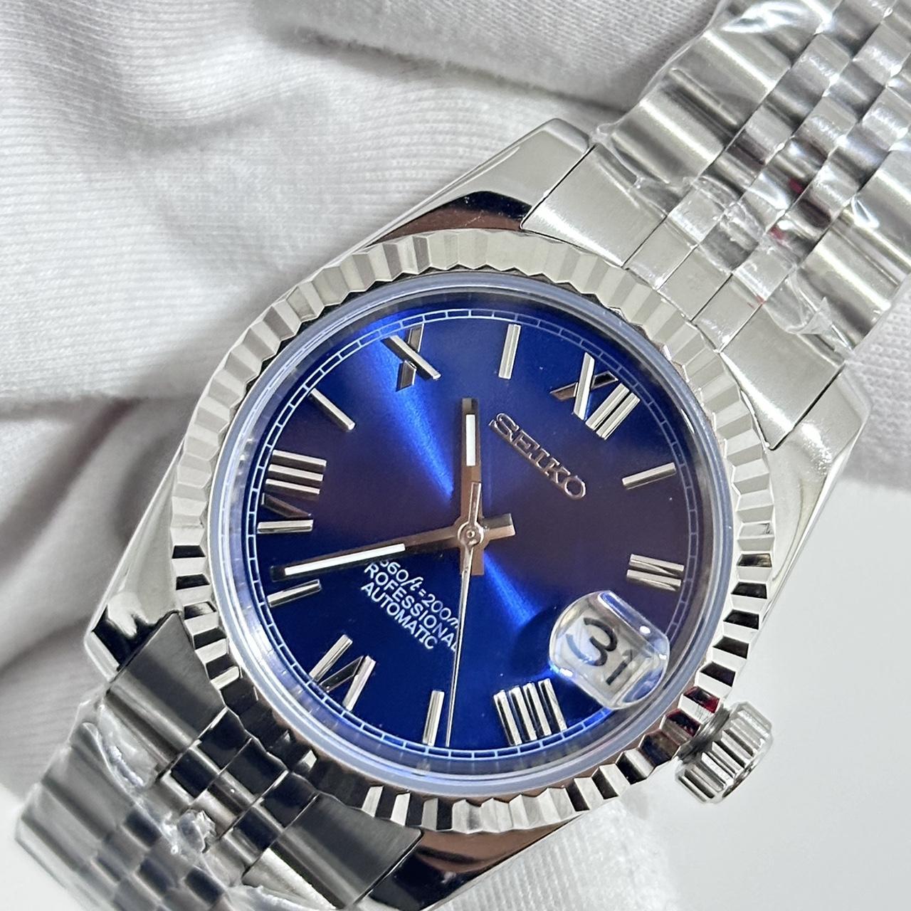 Seiko Datejust Roman Blue