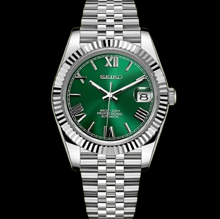 Seiko Datejust Roman Green