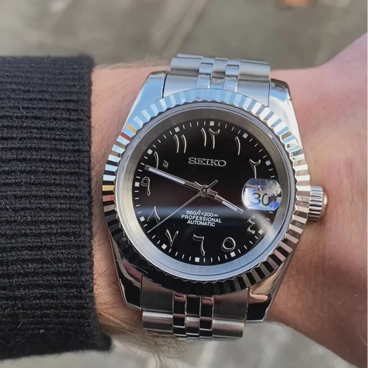 Seiko Datejust Arabic Black