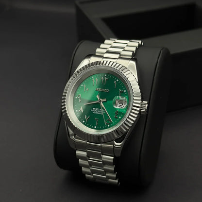 Seiko Datejust Arabic Green