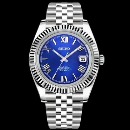 Seiko Datejust Roman Blue