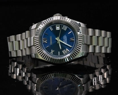 Seiko Datejust Roman Blue